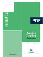 Apostila Metodologia Científica