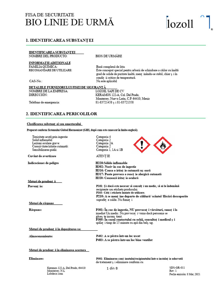 HDS Track Line Bio | PDF