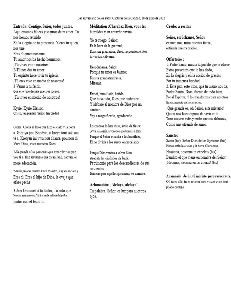 Chan PCC | PDF | Adoración Cristiana Y Liturgia