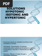 Types and Uses of IV Fluids | PDF | Intravenous Therapy | Dehydration