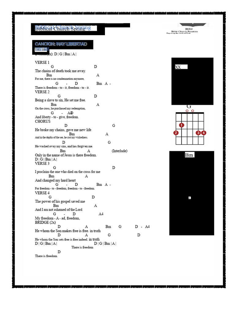 There is Freedom Chords (1) | PDF