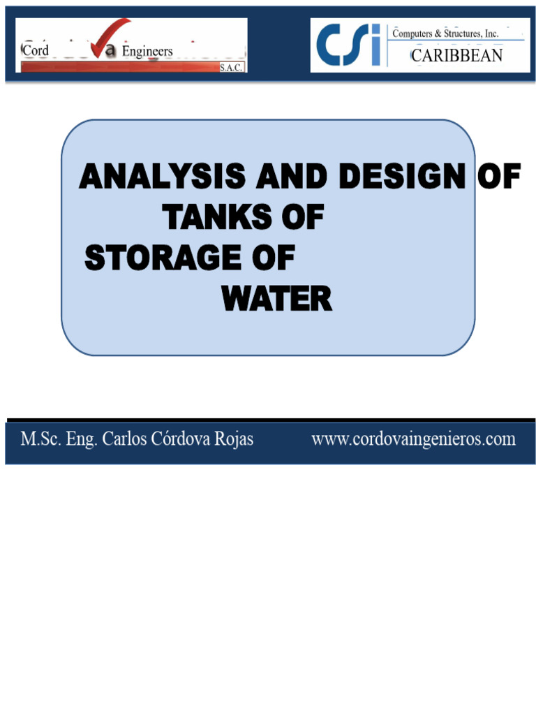 Water Storage Tank Design Guide | PDF | Force | Reservoir