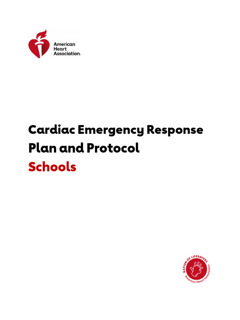 School Cardiac Emergency Response Plan | PDF | Cardiac Arrest ...