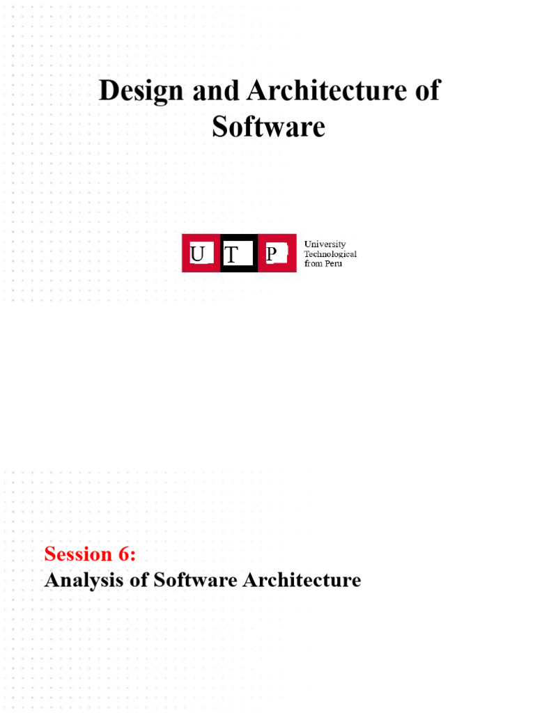 Software Architecture Analysis Guide | PDF | Databases | Software ...