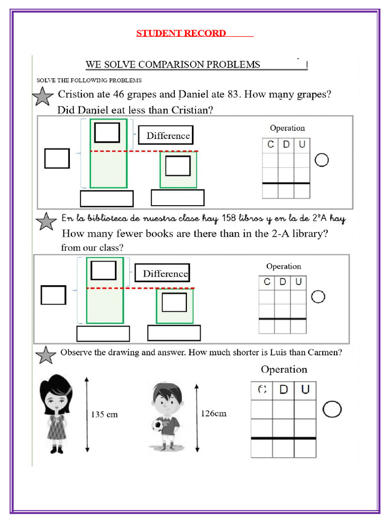 April 19 Math Sheet | PDF