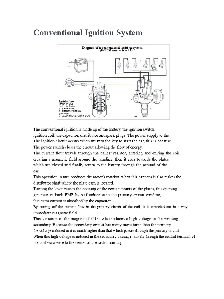 Understanding Conventional Ignition Systems | PDF | Transformer ...