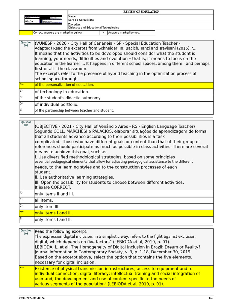 Educational Simulation Review and Analysis | PDF | Teachers | Methodology