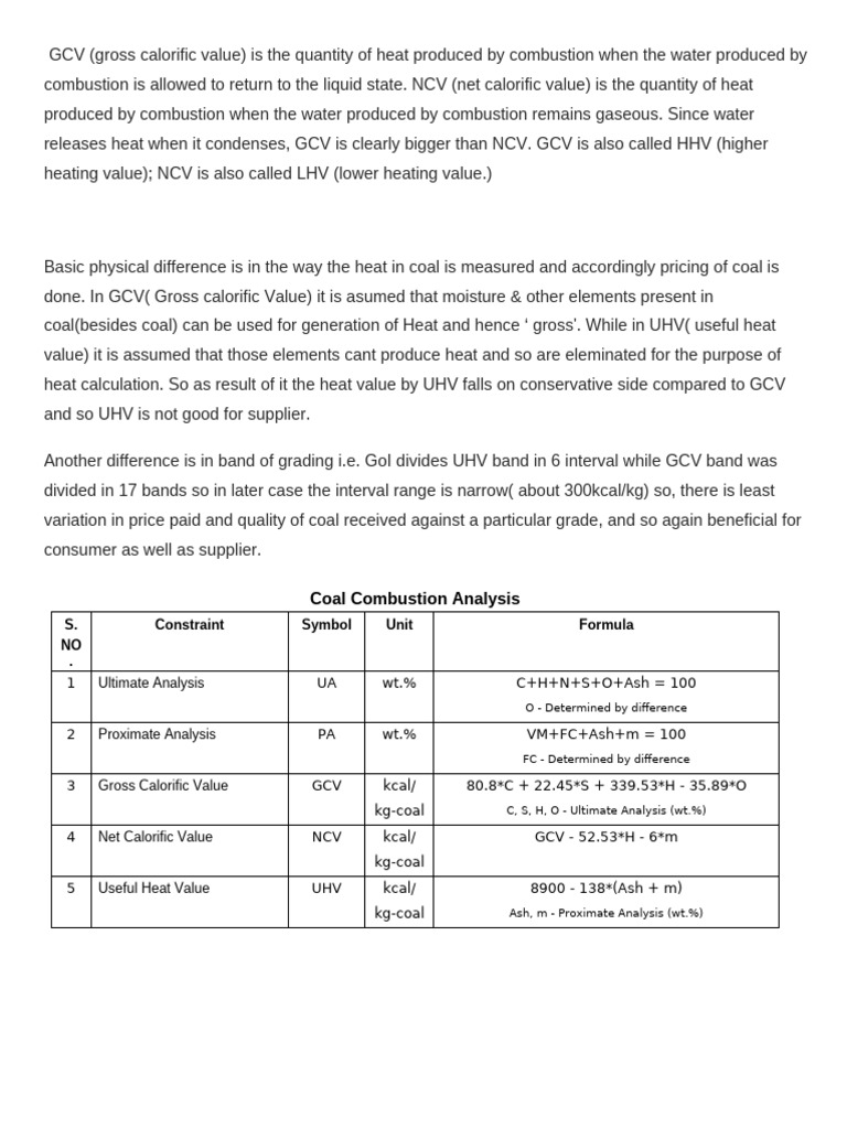 GCV,NCV and UHV | PDF
