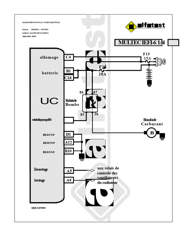 Schéma Électrique Multec IEFI-6 GM | PDF | Pièces de véhicule | Organe ...
