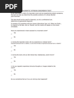 IES-R Assessment Questionnaire | PDF