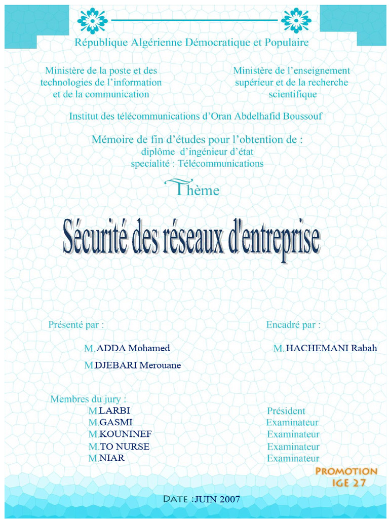 Enterprise Network Security | PDF | Transmission Control Protocol ...