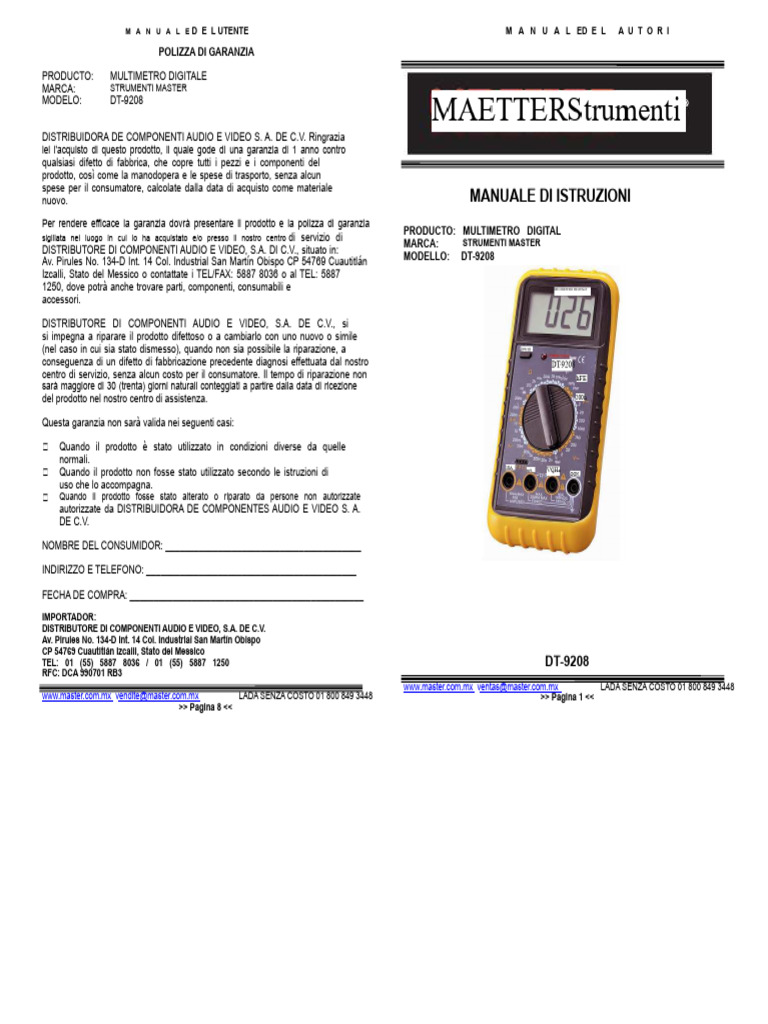 DT 9208 | PDF