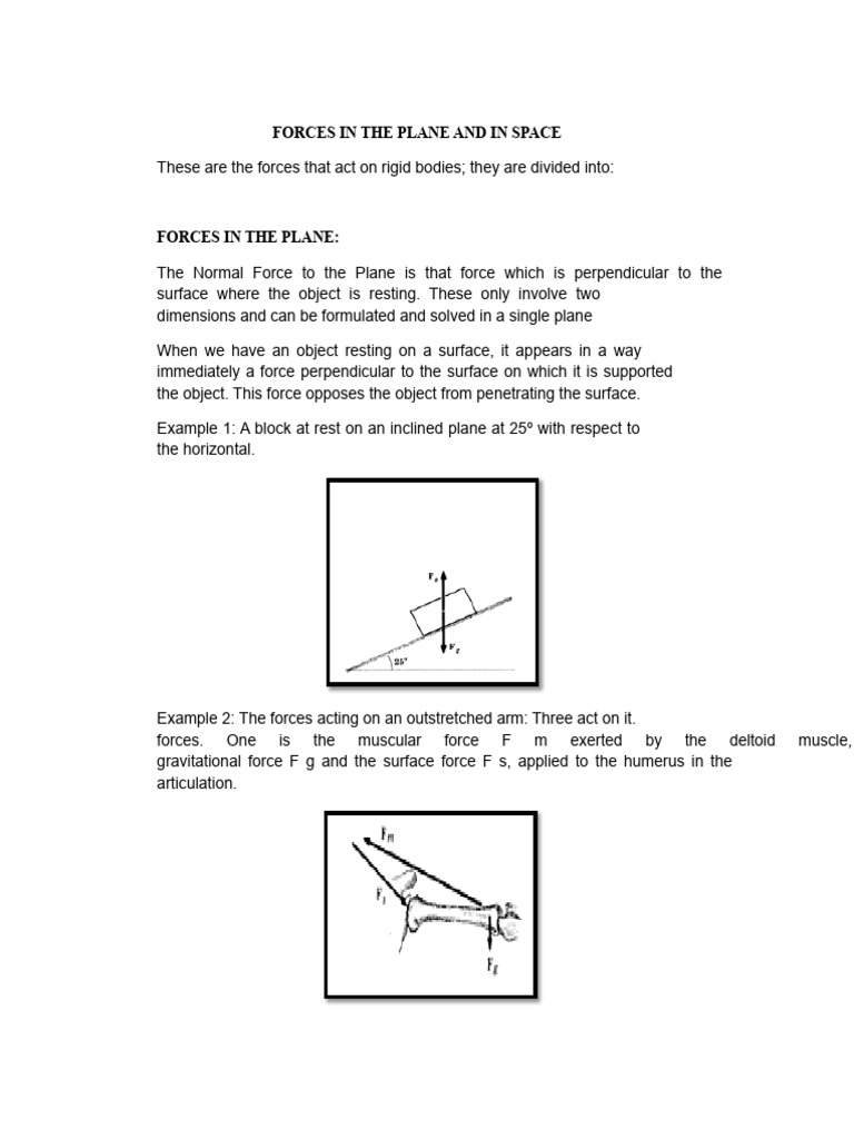 Forces Acting on Rigid Bodies Explained | PDF | Force | Rotation Around ...