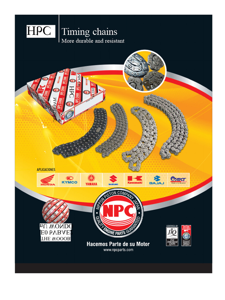 Durable Timing Chains and Belts Guide | PDF | Motorcycling | Land Vehicles
