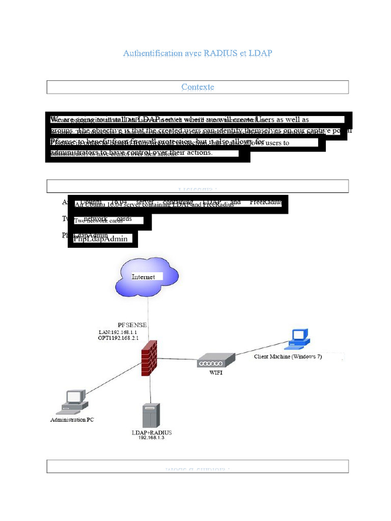 LDAP Server Setup for Pfsense Authentication | PDF | Radius | Port ...