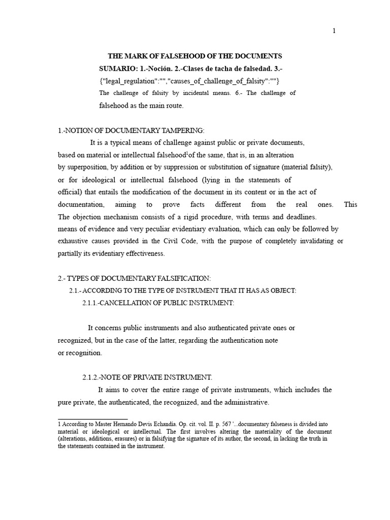 The Stamp of Falsity of The Documents | PDF | Lawsuit | Complaint
