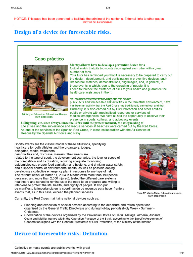 Unit 4. Design of A Device For Foreseeable Risks | PDF | Risk | Hypothesis