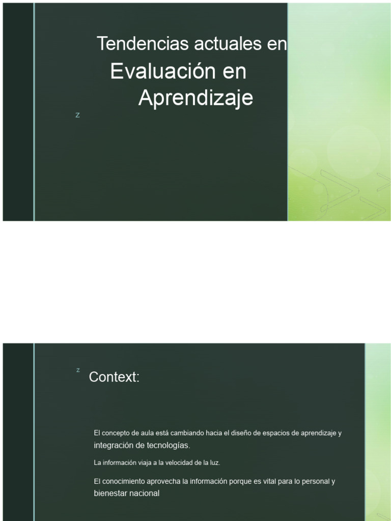 Tendencias en Evaluación Educativa 2023 | PDF | Evaluación | Aprendizaje