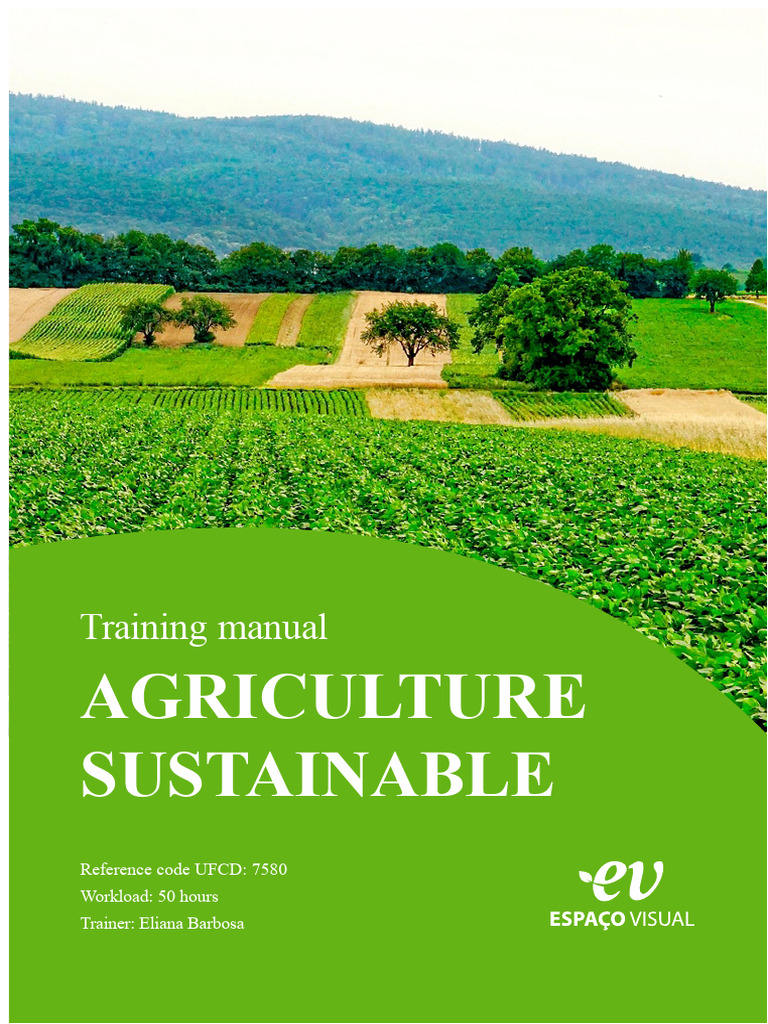Sustainable Agriculture Training Manual | PDF | Plant Nutrition | Soil