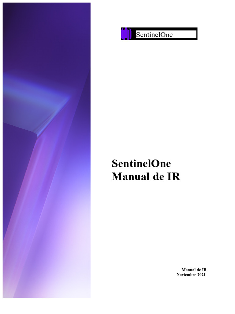 Manual de Respuesta a Incidentes SentinelOne | PDF