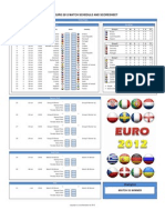 UEFA EURO 2012 Schedule and Scoresheet With Flag V3.01