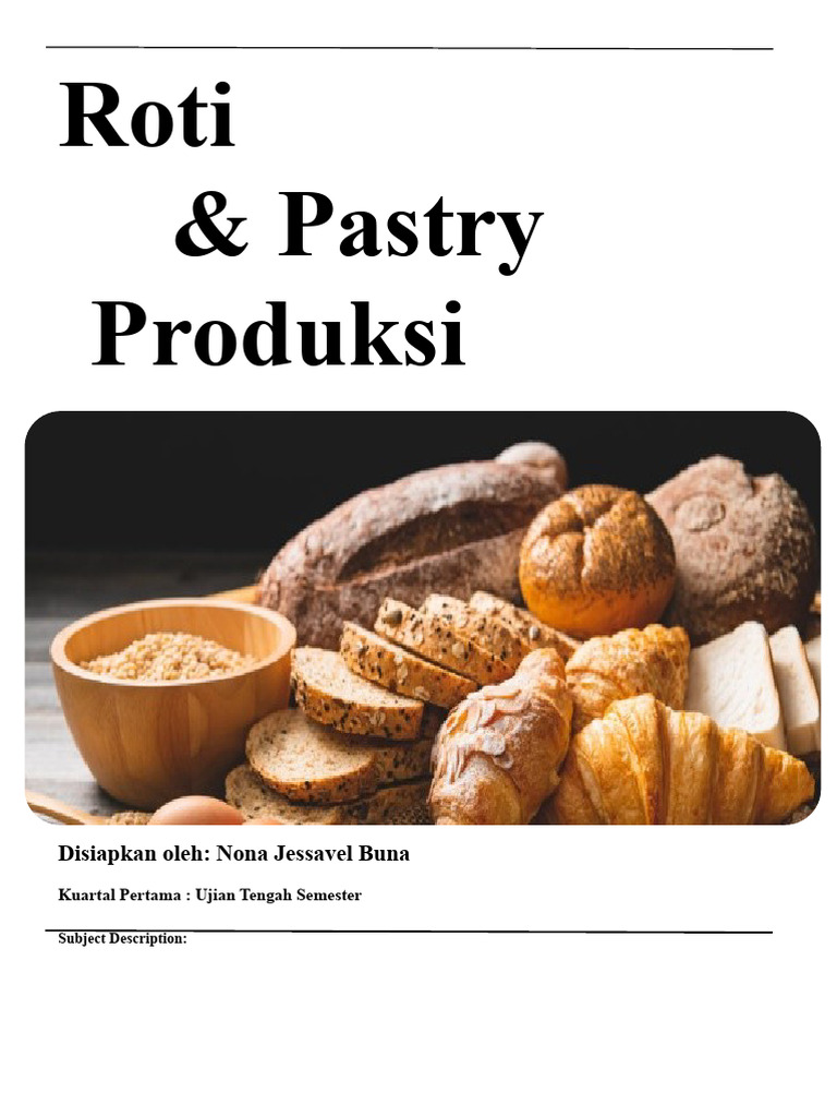 Panduan Lengkap Produksi Roti dan Kue | PDF