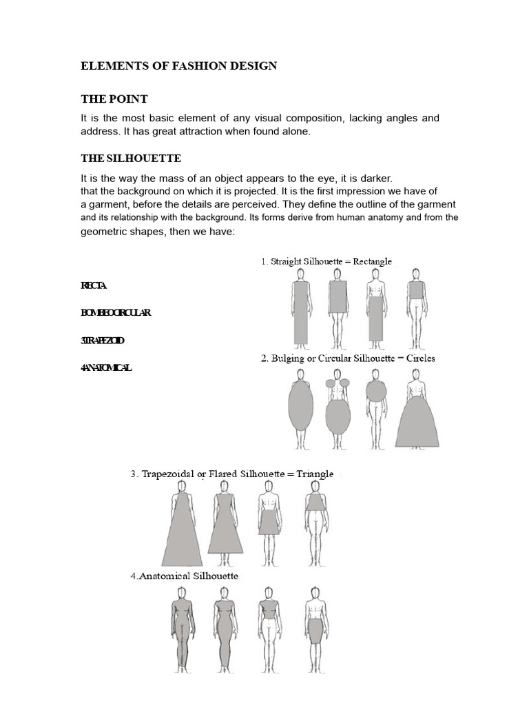 Key Elements of Fashion Design | PDF