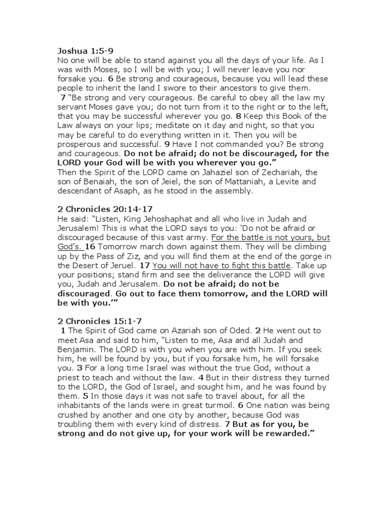 Joshua 1 PDF Book Of Exodus Moses
