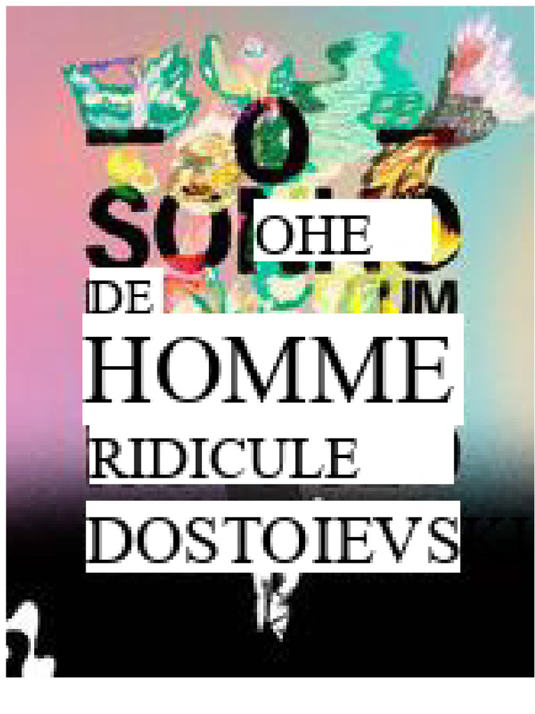 Le rêve d'un homme ridicule de Dostoïevski | PDF | Rêve | Amour