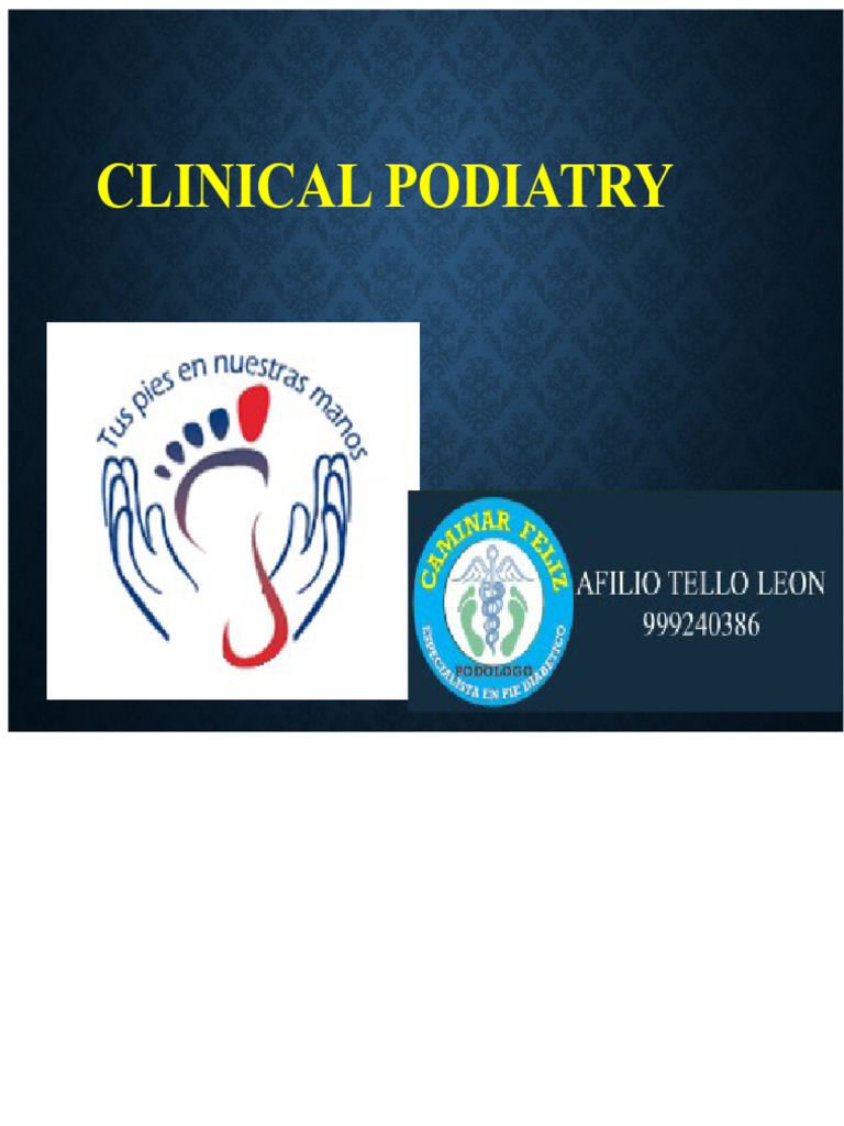 Introduction To Podiatry. 2 | PDF | Nail (Anatomy) | Foot