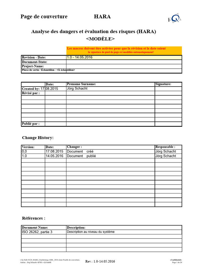 Analyse des risques HARA ISO 26262 | PDF | Frein | Embouteillage (route)