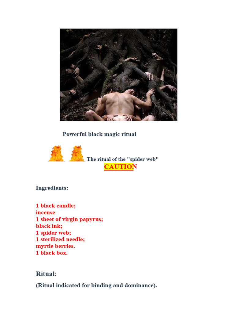 Spider Web Ritual | PDF