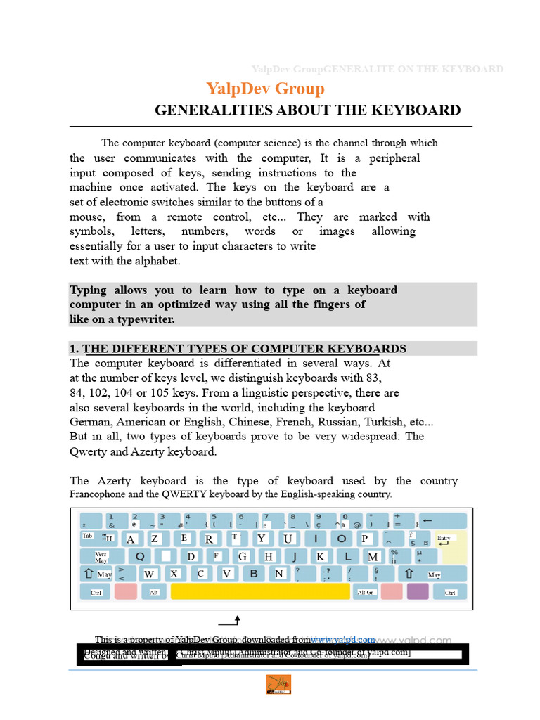 Keyboard Basics and Functions Guide | PDF | Computer Keyboard | Control Key