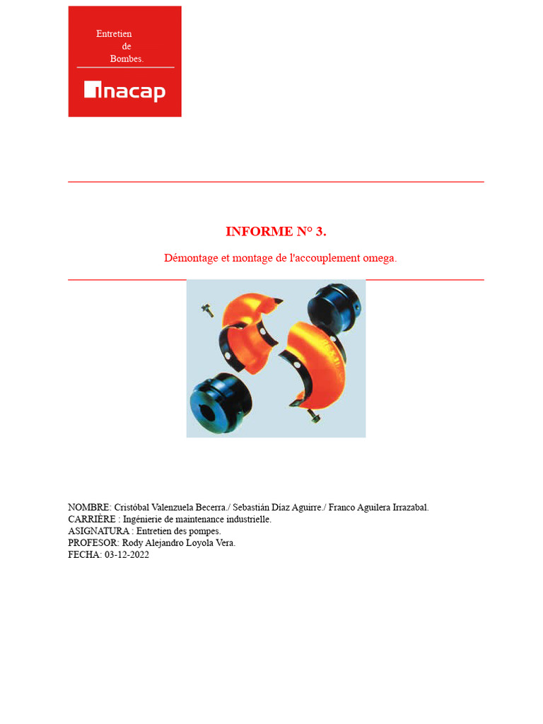 Accouplement Omega | PDF | Équipement | Mécanique