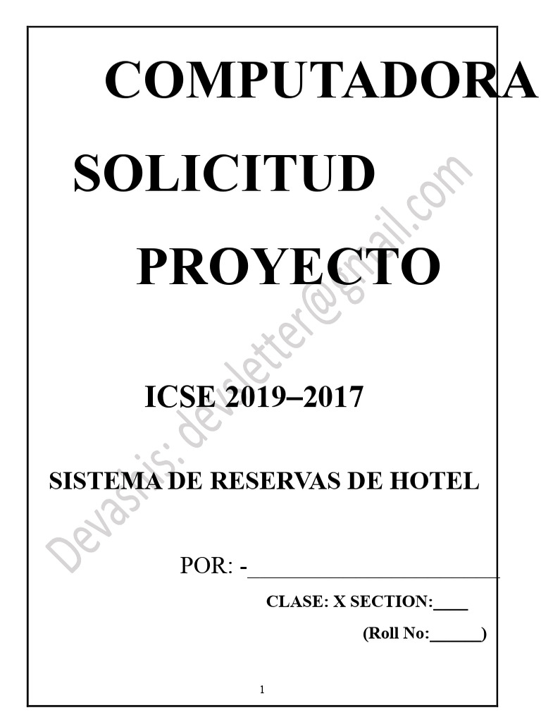 Proyecto de Gestión Hotelera en BlueJ (Java) | PDF | Java (lenguaje de ...
