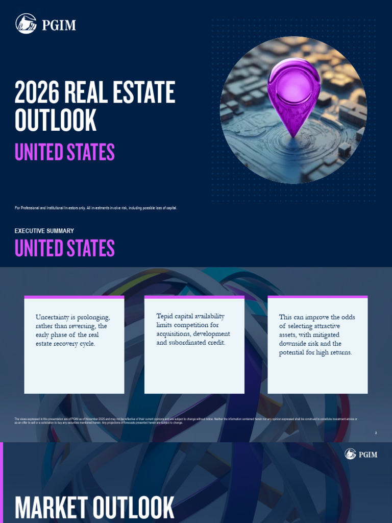 2026 U.S. Real Estate Market Outlook | PDF | Investing | Forecasting