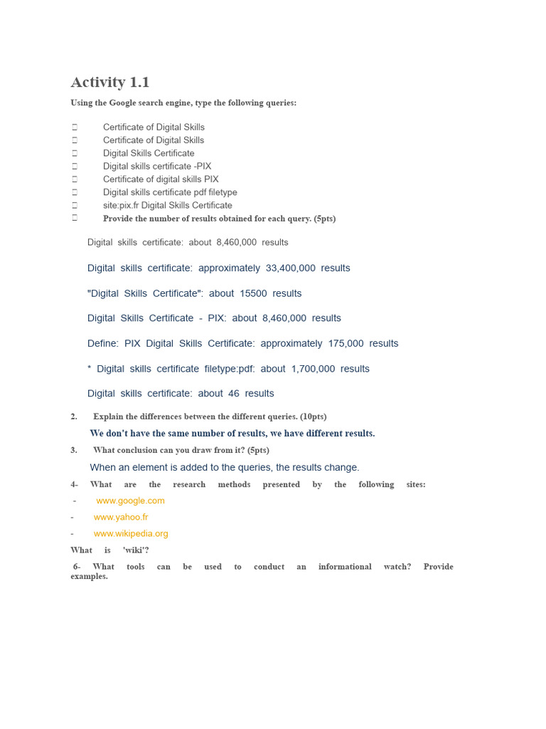Activity 1 CD | PDF
