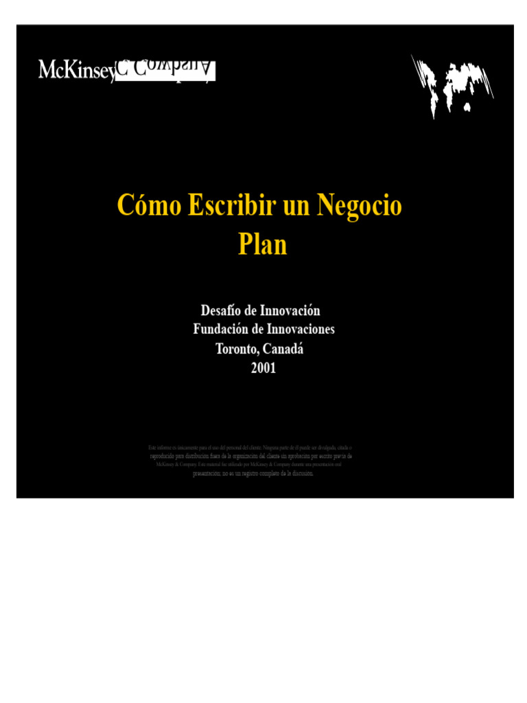Guía para Escribir un Plan de Negocios | PDF | Plan de negocios | Marketing