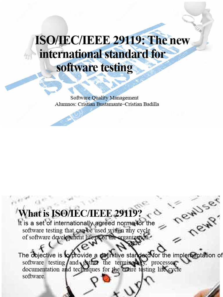 ISO/IEC/IEEE 29119 Software Testing Standard | PDF | International ...