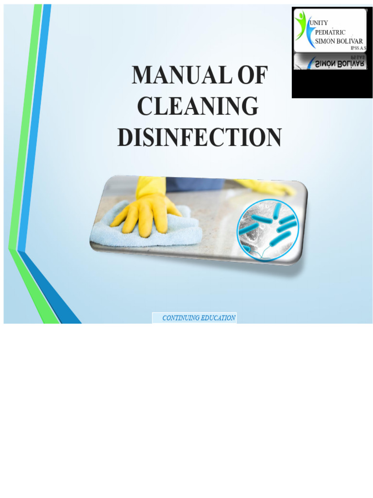 Cleaning and Disinfection Manual | PDF | Disinfectant | Sterilization ...