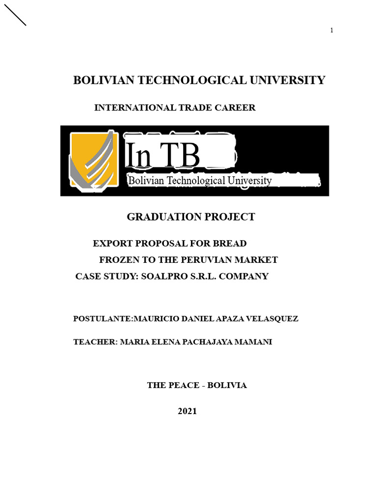Final Fixed Graduation Project Mau | PDF | Marketing | Breads