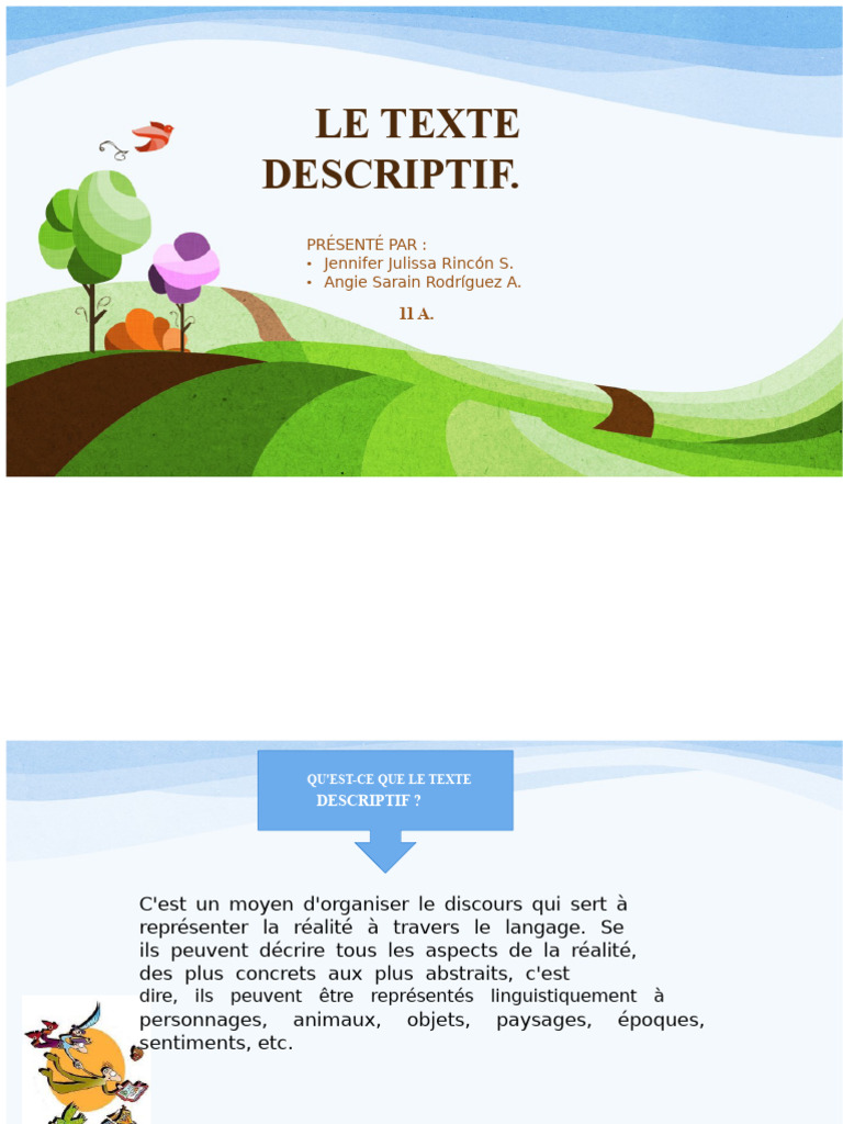 Guide du texte descriptif : types et techniques | PDF | Esthétique ...