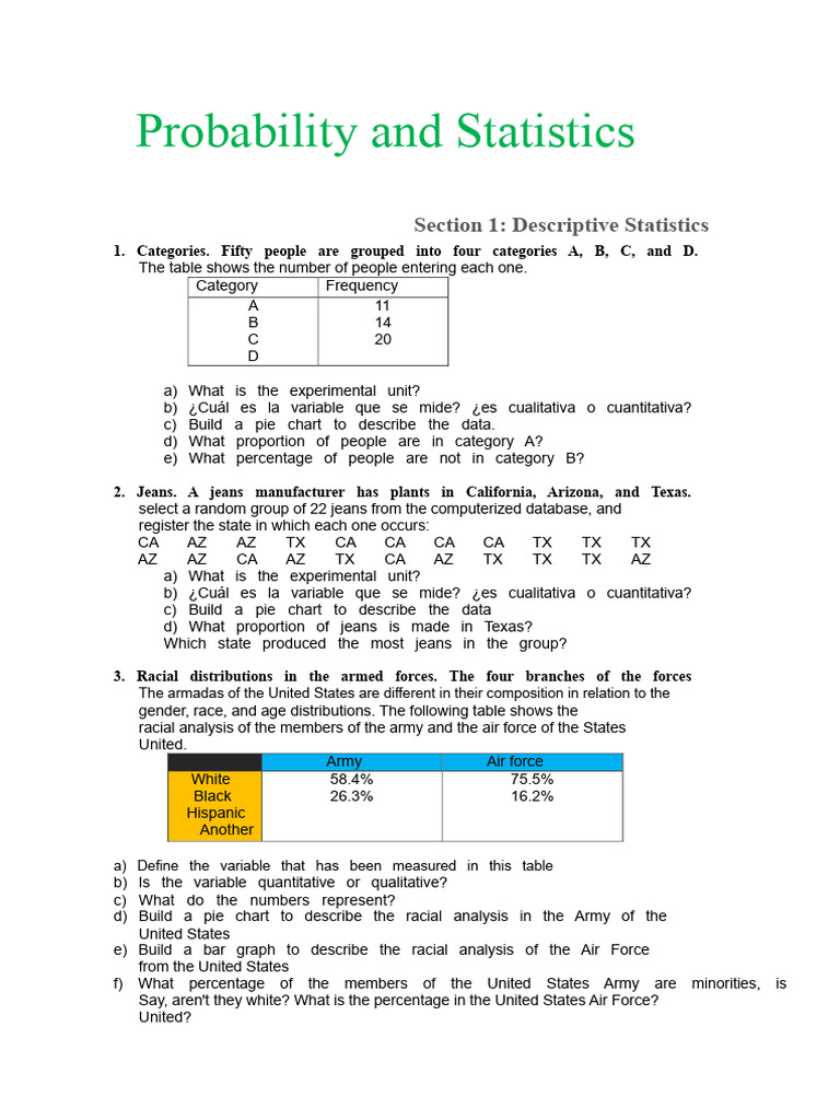 Descriptive Statistics and Data Analysis | PDF | Standard Deviation ...