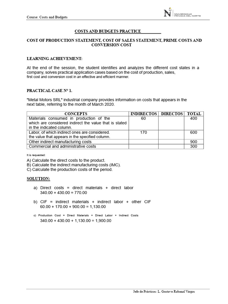 7bd88e76f1a5149ea15a02988e3df284 | PDF | Cost Of Goods Sold | Inventory