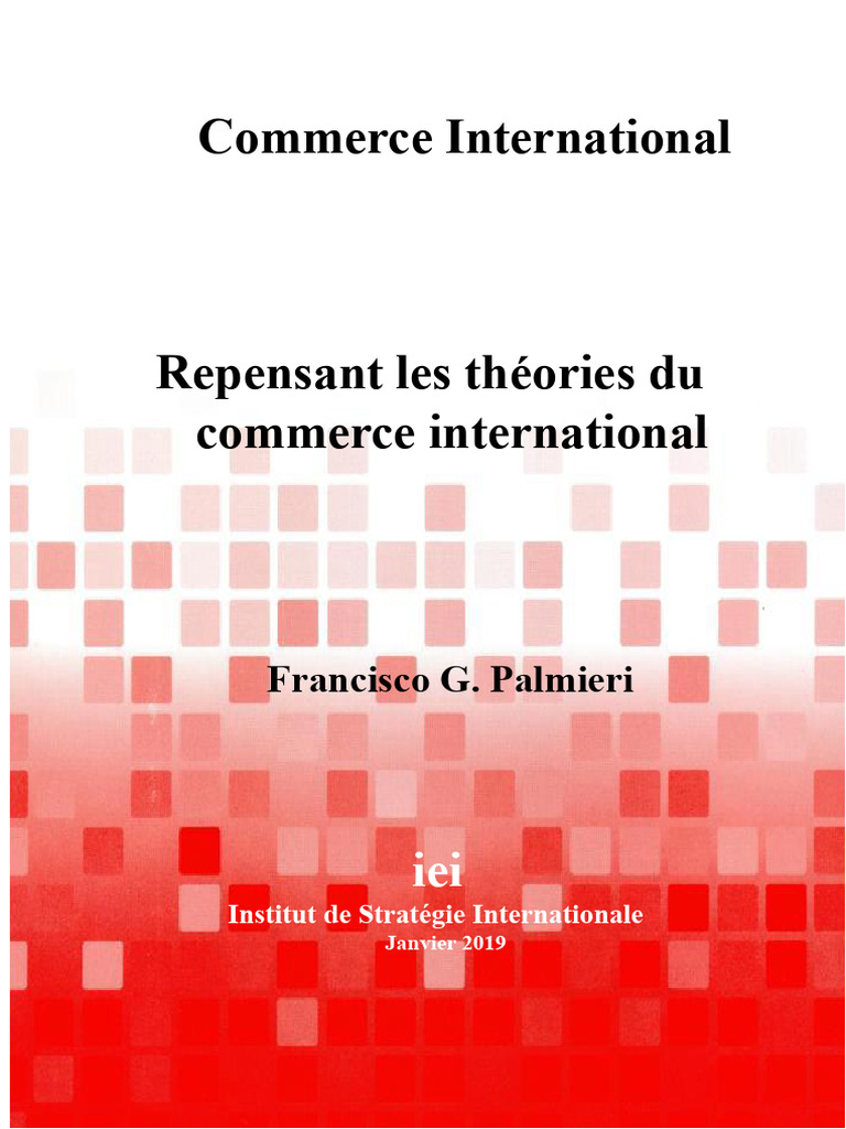 Théories du Commerce International | PDF | Mercantilisme | Avantage ...