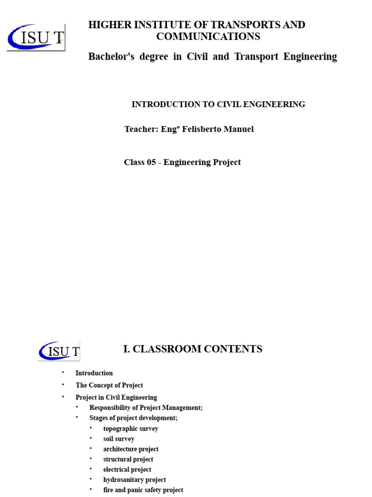 Civil Engineering Project Fundamentals | PDF | Surveying | Topography