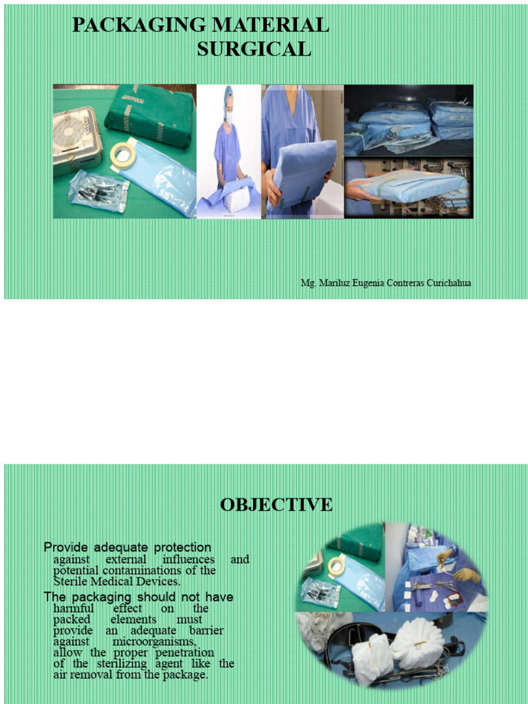 Surgical Packaging Material Guidelines | PDF | Sterilization ...