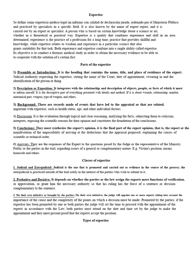 Forensic Medical Expertise Group 6 | PDF | Forensic Science | Medicine