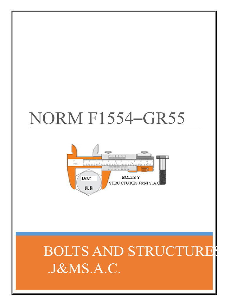 F1554 GR55 Anchor Bolts Overview | PDF