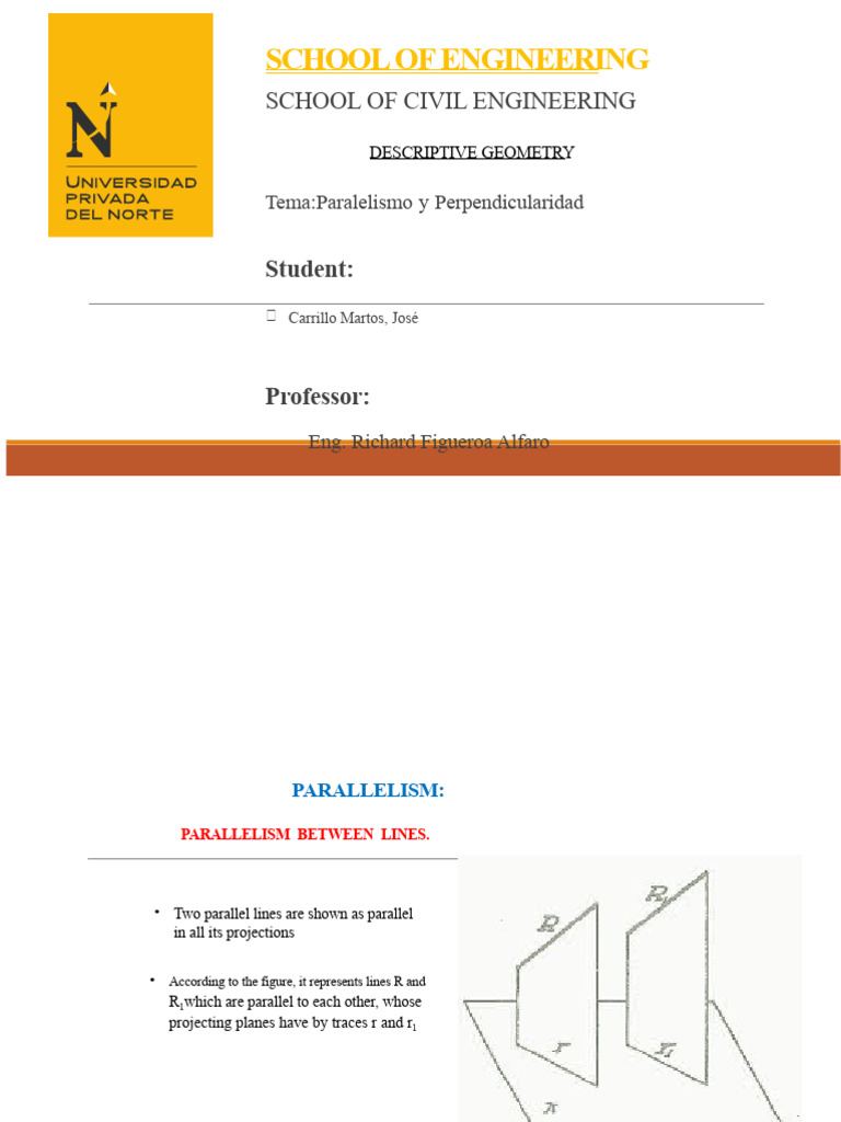 Parallelism and Perpendicularity in Geometry | PDF | Perpendicular ...